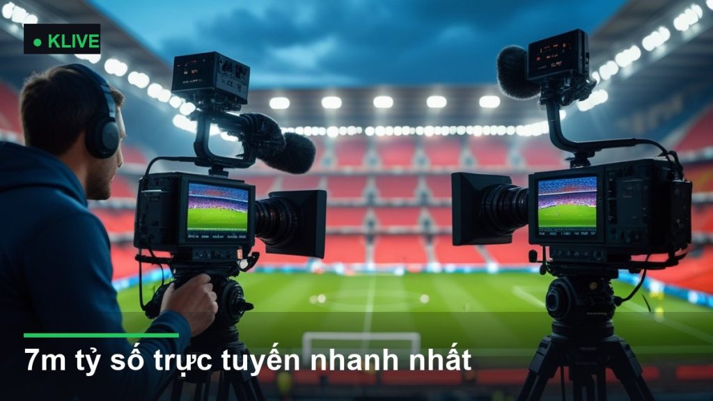 hệ thống camera truyền hình trực tiếp trận đấu - 7m tỷ số trực tuyến nhanh nhất